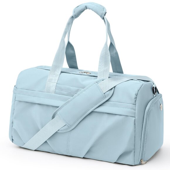 Light Blue Gym Bag- NWT - Picture 1 of 6